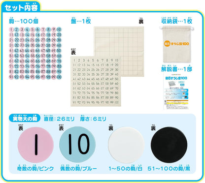くもん出版 磁石すうじ盤100