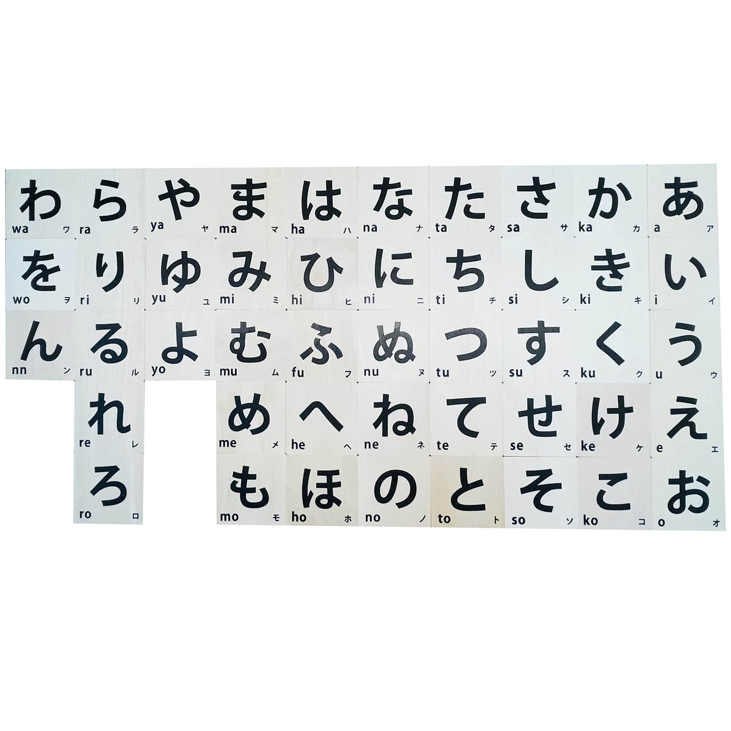 酒井産業 郡上八幡のあいうえお積み木