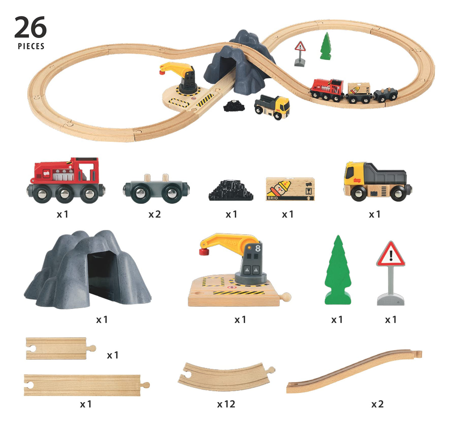 BRIO WORLD (ブリオ ワールド) カーゴマウンテンセット
