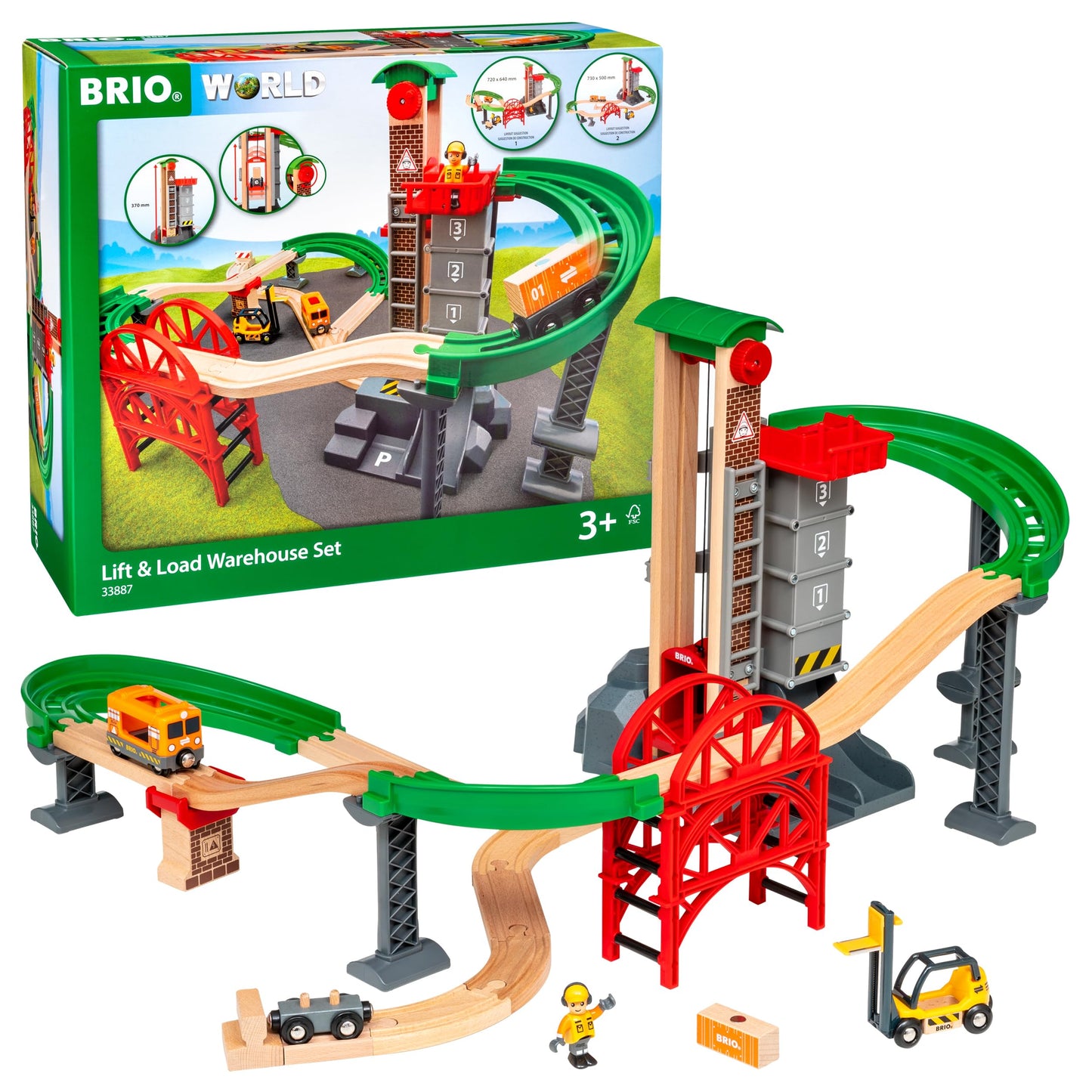 BRIO WORLD (ブリオ ワールド) カーゴマウンテンセット